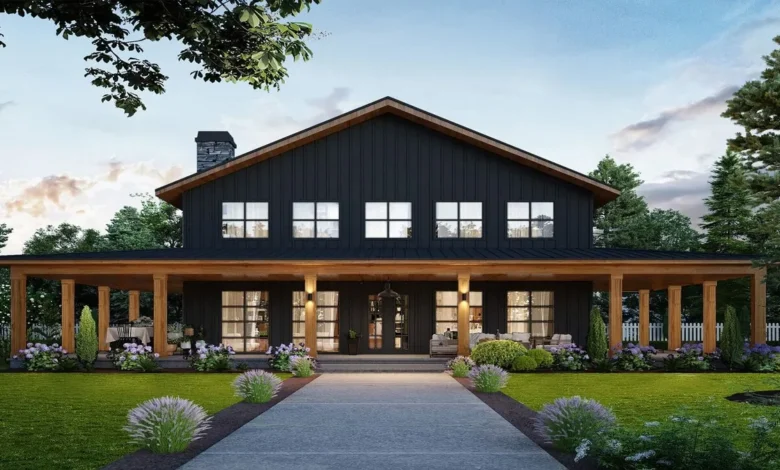Black Barndominium