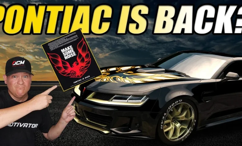 Pontiac Coming Back