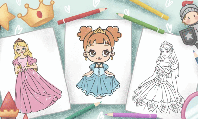 Princess Coloring Pages