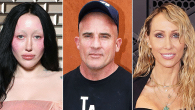 Dominic Purcell and Noah Cyrus