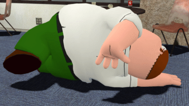 Peter Griffin Death Pose