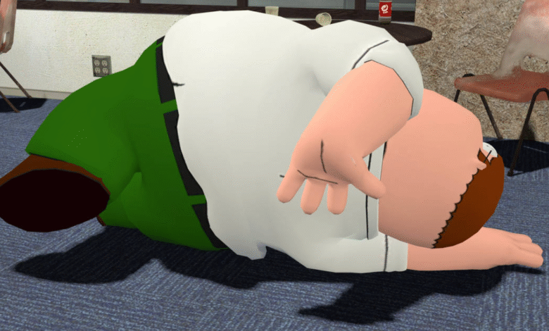 Peter Griffin Death Pose