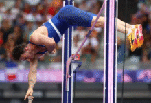 French Pole Vaulter Bulge