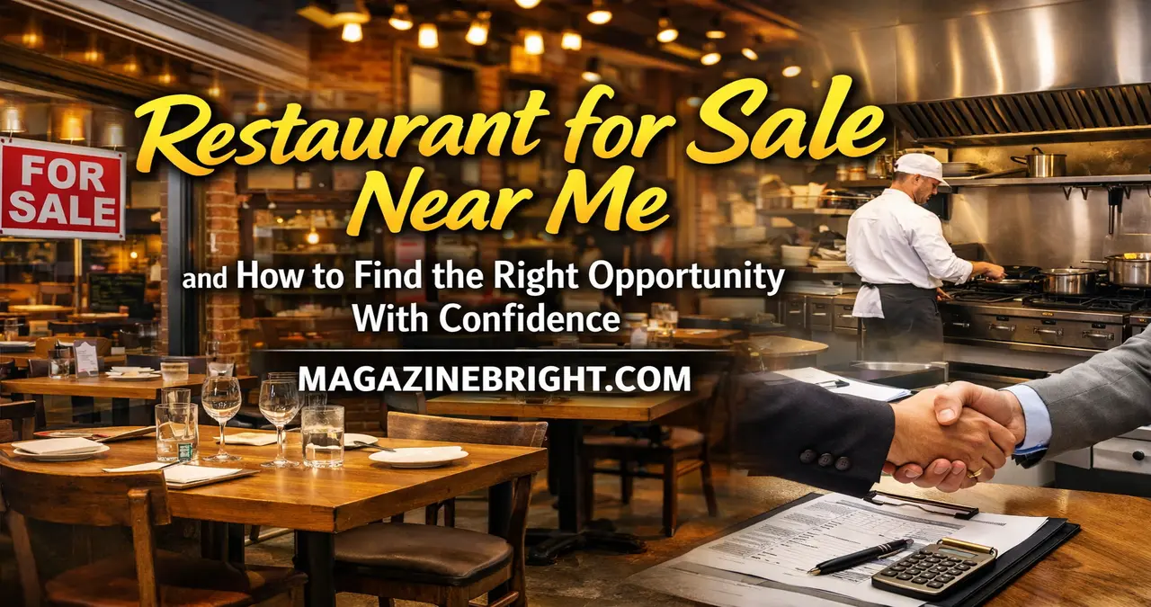 Restaurant for Sale Near Me and How to Find the Right Opportunity With Confidence