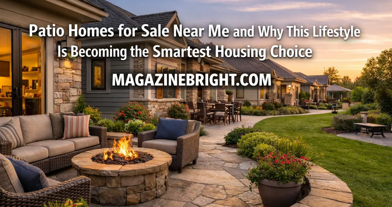 Patio Homes for Sale Near Me and Why This Lifestyle Is Becoming the Smartest Housing Choice